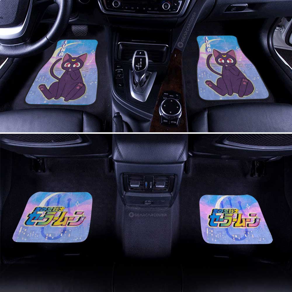 Luna Car Floor Mats Custom Sailor Moon Anime Car Accessories