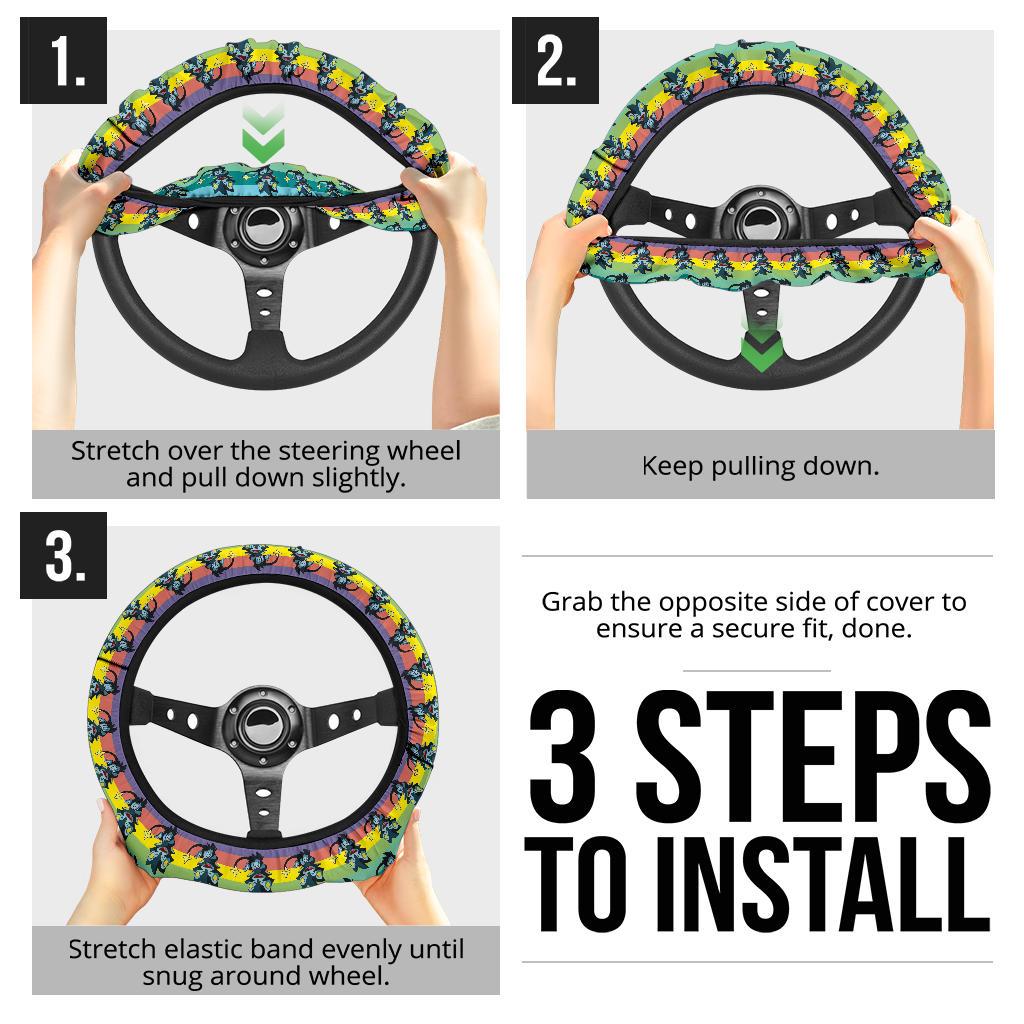 Luxio Anime Custom Car Steering Wheel Cover