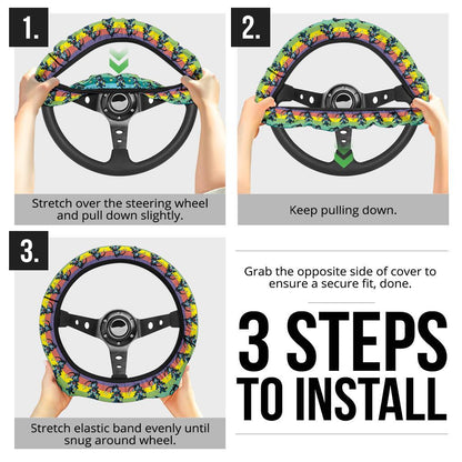 Luxio Anime Custom Car Steering Wheel Cover