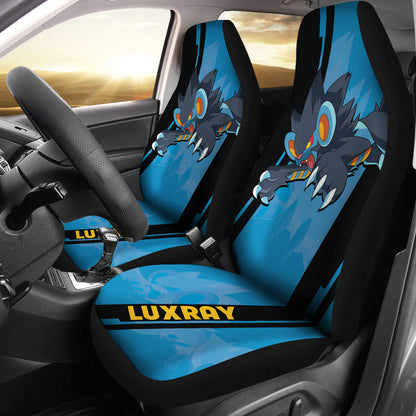 Luxray Pokemon Car Seat Covers Style Custom For Fans Ci230118-06