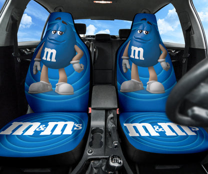 M&M Blue Chocolate Fantasy Car Seat Covers Car Accessories Ci220517-04