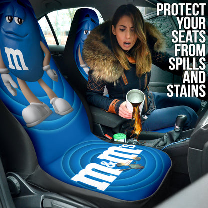 M&M Blue Chocolate Fantasy Car Seat Covers Car Accessories Ci220517-04