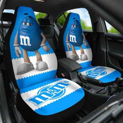 M&M Blue Chocolate Fantasy Car Seat Covers Car Accessories Ci220517-06