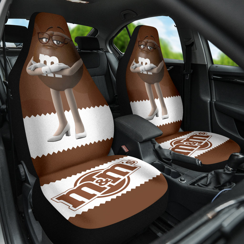 M&M Brown Chocolate Fantasy Car Seat Covers Car Accessories Ci220517-10