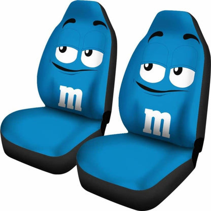 M&M Chocolate Car Seat Covers Universal Fit 051012