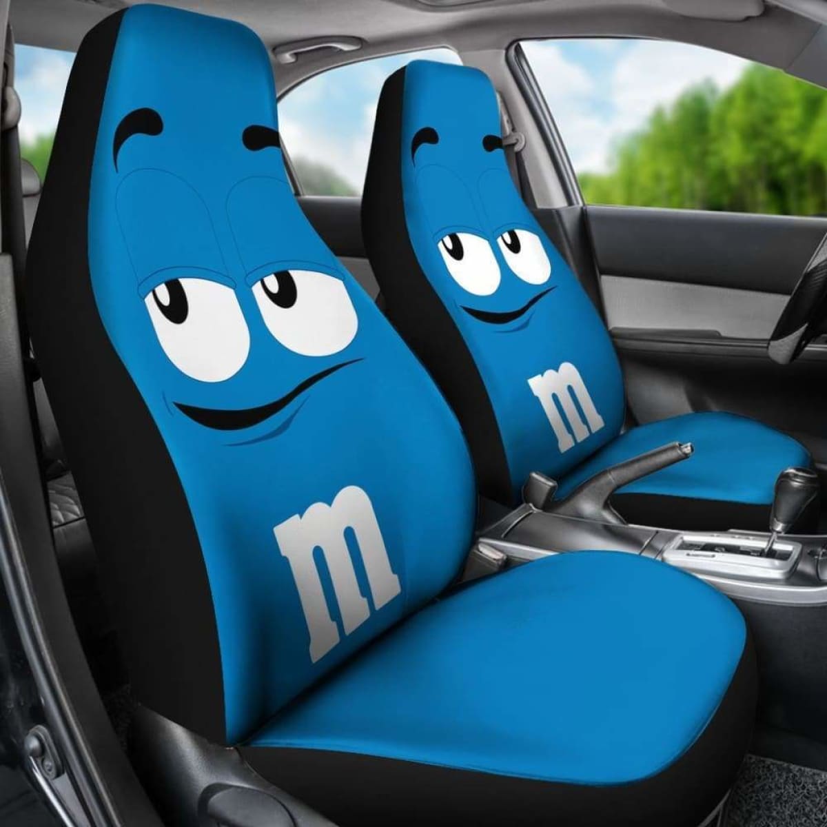 M&M Chocolate Car Seat Covers Universal Fit 051012
