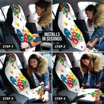 M&M Chocolate Fantasy Car Seat Covers Car Accessories Ci220523-03