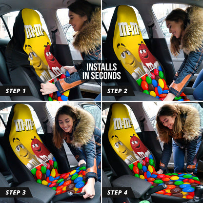 M&M Chocolate Fantasy Car Seat Covers Car Accessories Ci220523-02