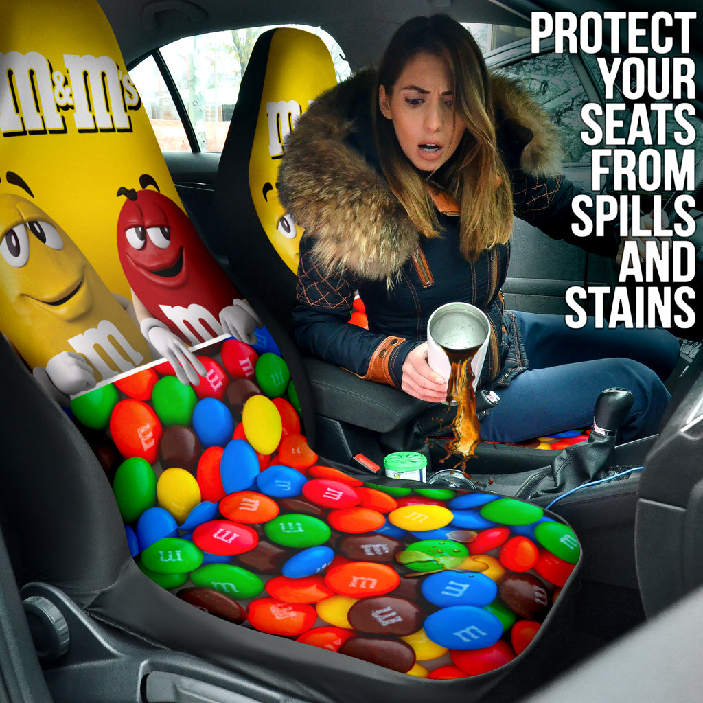 M&M Chocolate Fantasy Car Seat Covers Car Accessories Ci220523-02