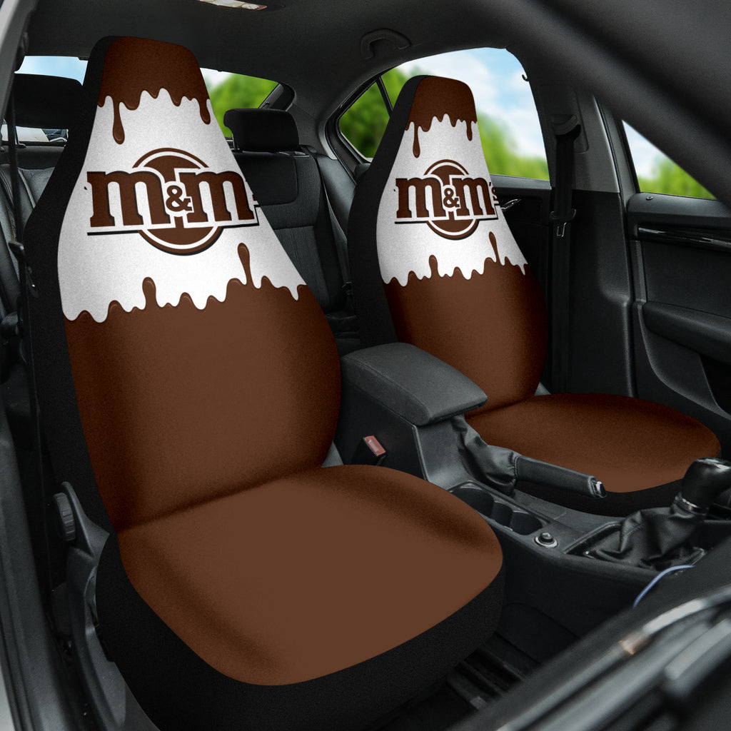 M&M Chocolate Logo Car Seat Covers Car Accessories Ci220523-09