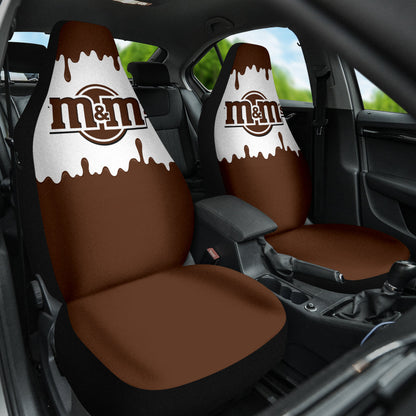 M&M Chocolate Logo Car Seat Covers Car Accessories Ci220523-09