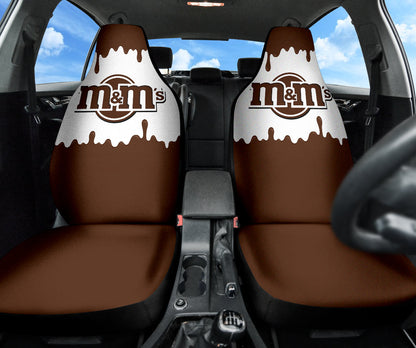 M&M Chocolate Logo Car Seat Covers Car Accessories Ci220523-09