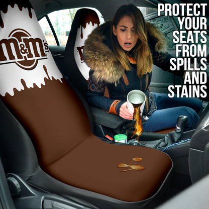 M&M Chocolate Logo Car Seat Covers Car Accessories Ci220523-09
