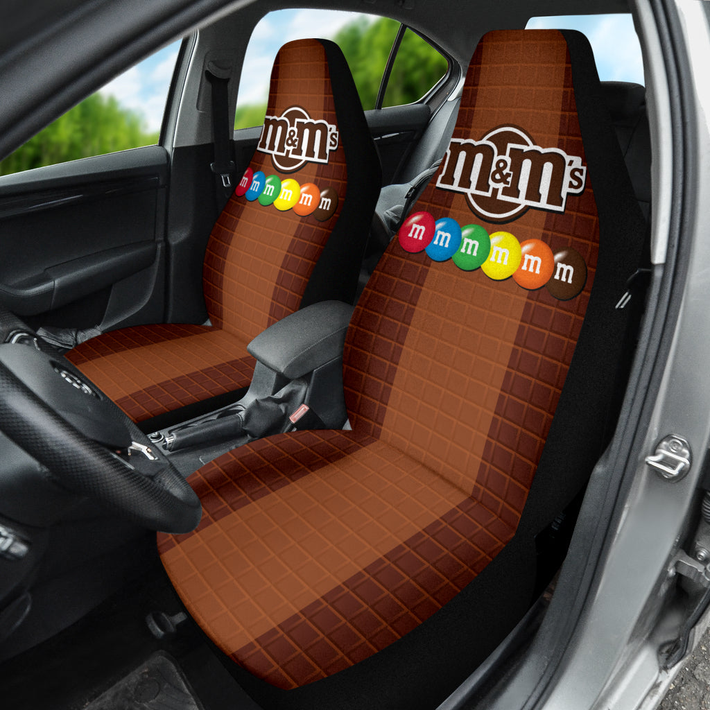 M&M Chocolate Logo Car Seat Covers Car Accessories Ci220523-08
