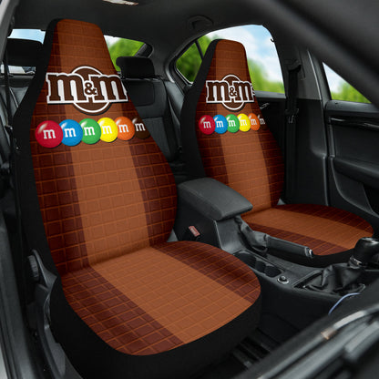M&M Chocolate Logo Car Seat Covers Car Accessories Ci220523-08