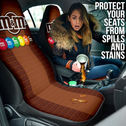 M&M Chocolate Logo Car Seat Covers Car Accessories Ci220523-08