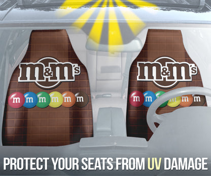M&M Chocolate Logo Car Seat Covers Car Accessories Ci220523-08