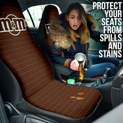 M&M Chocolate Logo Car Seat Covers Car Accessories Ci220523-07