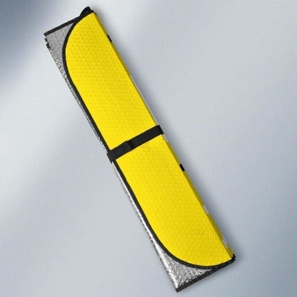 M&M Chocolate Yellow Auto Sun Shades 918b Universal Fit