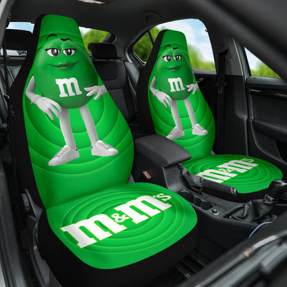 M&M Green Chocolate Fantasy Car Seat Covers Car Accessories Ci220517-03