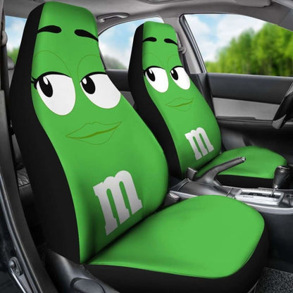 M&M Green Chocolate Seat Covers 101719 Universal Fit