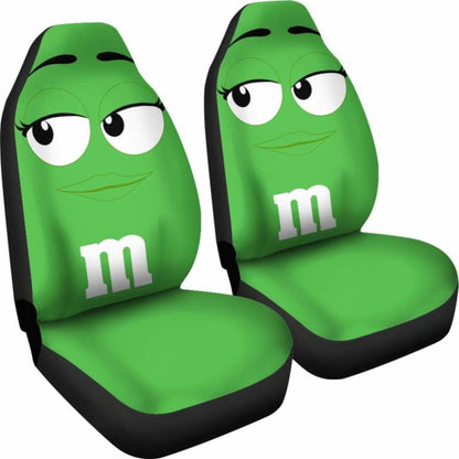 M&M Green Chocolate Seat Covers 101719 Universal Fit