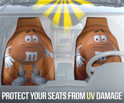 M&M Orange Chocolate Fantasy Car Seat Covers Car Accessories Ci220517-02