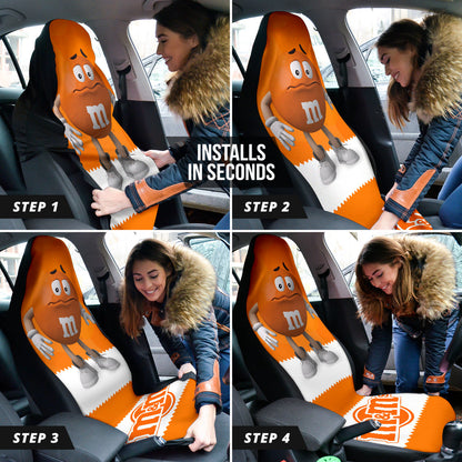 M&M Orange Chocolate Fantasy Car Seat Covers Car Accessories Ci220517-07
