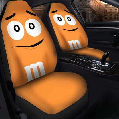 M&M Orange Chocolate Seat Covers 101719 Universal Fit