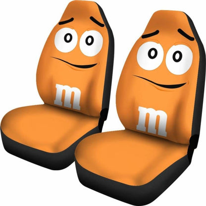 M&M Orange Chocolate Seat Covers 101719 Universal Fit