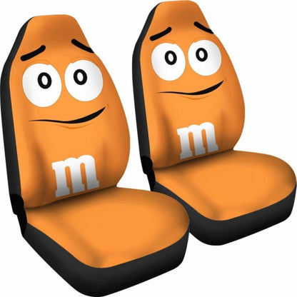 M&M Orange Chocolate Seat Covers 101719 Universal Fit
