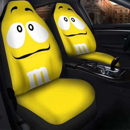 M&M Yellow Chocolate Seat Covers 101719 Universal Fit