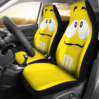 M&M Yellow Chocolate Seat Covers 101719 Universal Fit
