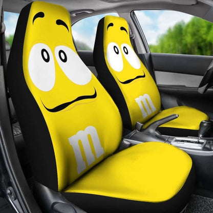 M&M Yellow Chocolate Seat Covers 101719 Universal Fit