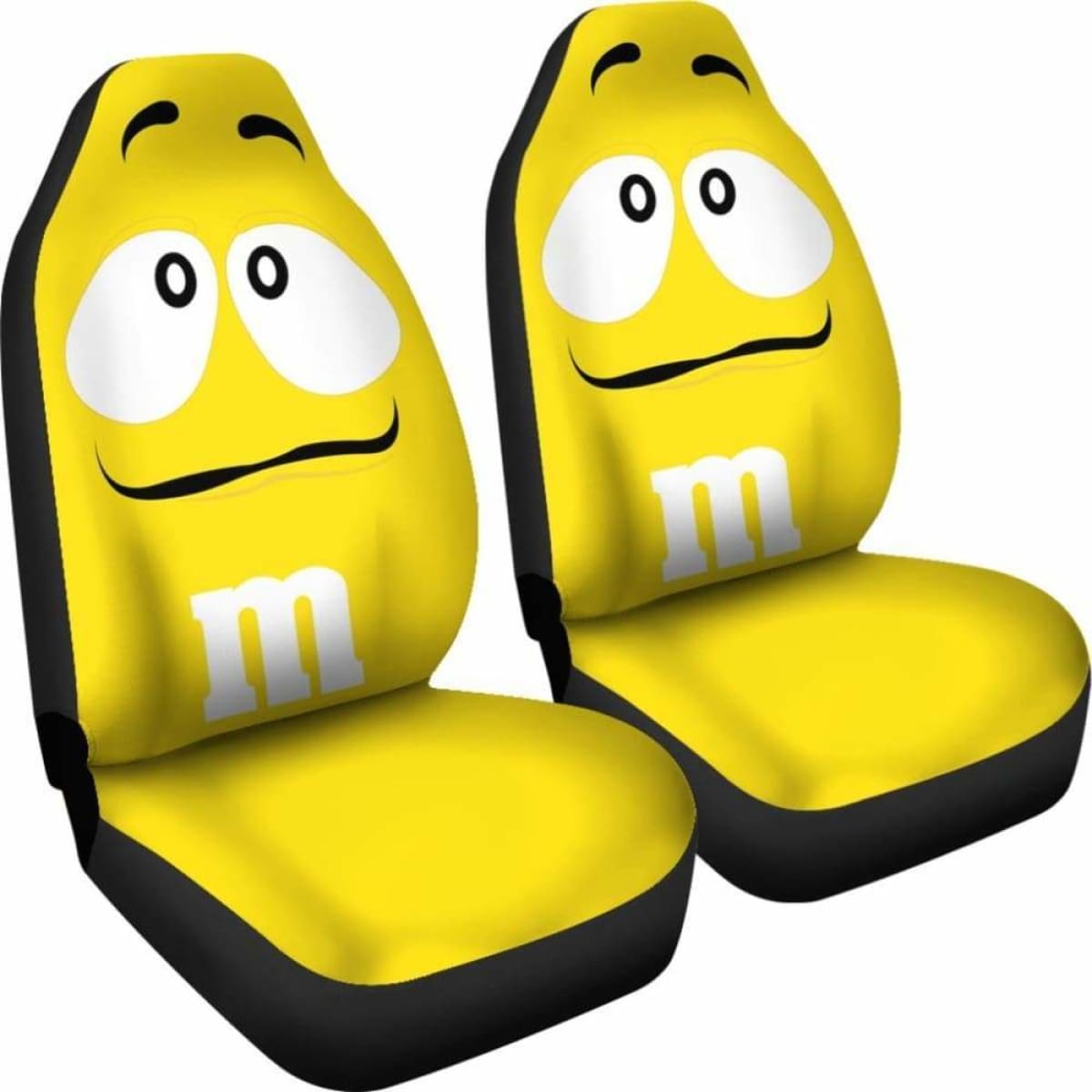 M&M Yellow Chocolate Seat Covers 101719 Universal Fit