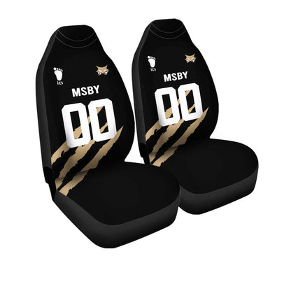 MSBY Black Jackal Car Seat Covers Personalized Haikyuu Anime Car Accessories