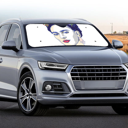 Magdalena Carmen Frida Kahlo Print Car Windshield Sun Shade