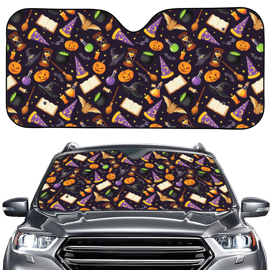 Magic Wizard Pattern Print Car Windshield Sun Shade