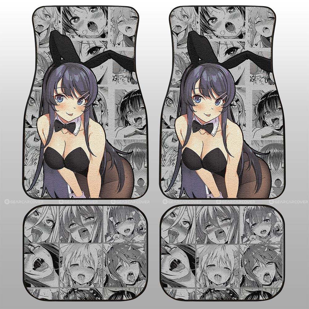 Mai Sakurajima Car Floor Mats Custom Bunny Girl Senpai Car Accessories