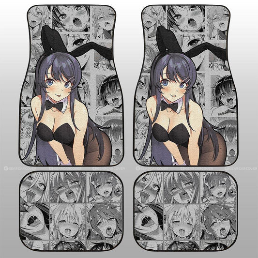 Mai Sakurajima Car Floor Mats Custom Bunny Girl Senpai Car Accessories