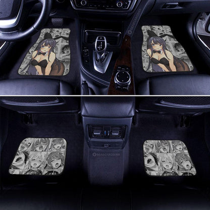 Mai Sakurajima Car Floor Mats Custom Bunny Girl Senpai Car Accessories