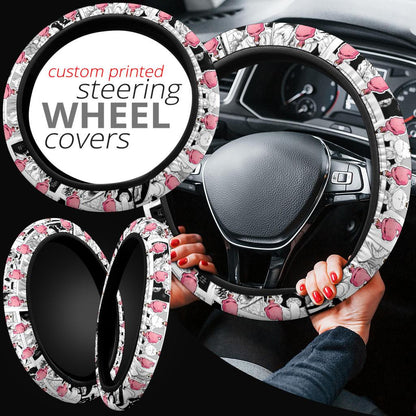 Majin Buu Anime Custom Car Steering Wheel Cover