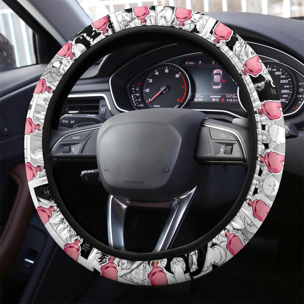 Majin Buu Anime Custom Car Steering Wheel Cover