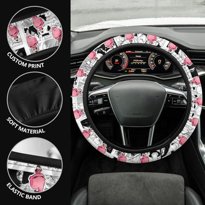 Majin Buu Anime Custom Car Steering Wheel Cover
