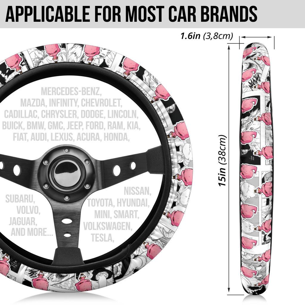 Majin Buu Anime Custom Car Steering Wheel Cover