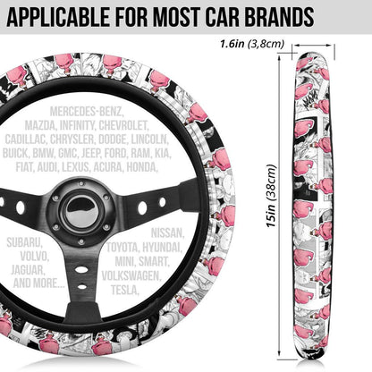 Majin Buu Anime Custom Car Steering Wheel Cover