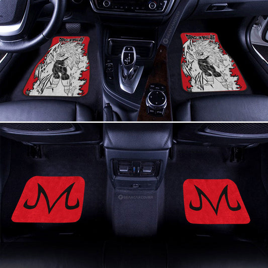 Majin Vegeta Car Floor Mats Custom Dragon Ball Anime Car Accessories