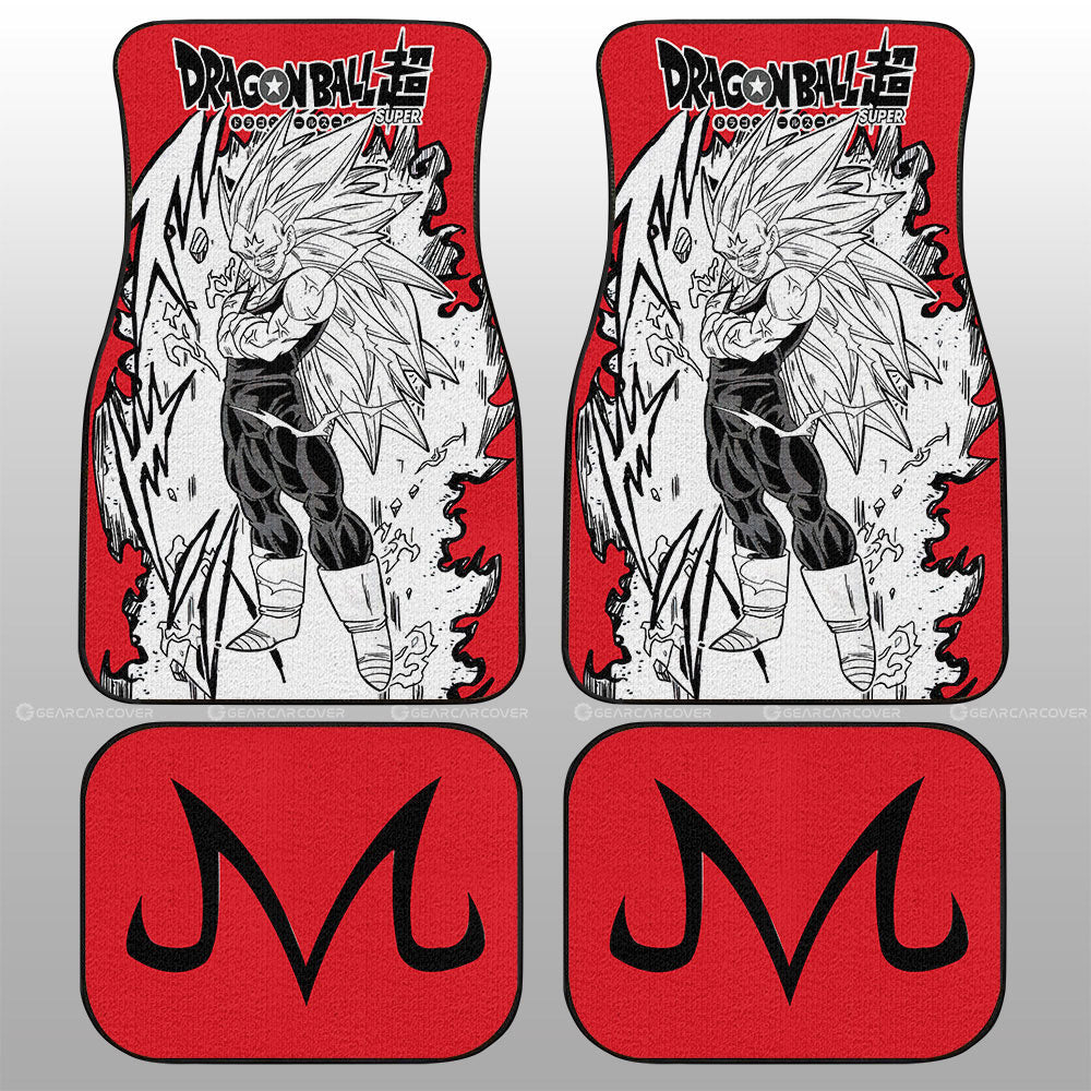 Majin Vegeta Car Floor Mats Custom Dragon Ball Anime Car Accessories