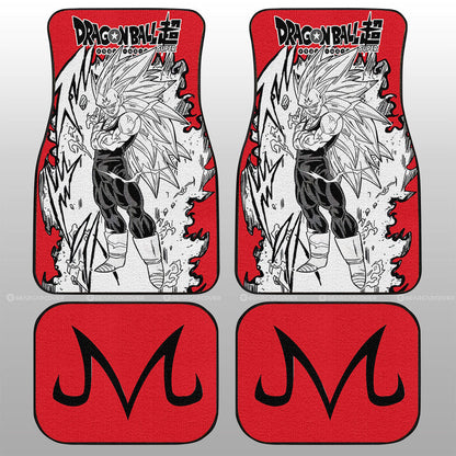 Majin Vegeta Car Floor Mats Custom Dragon Ball Anime Car Accessories