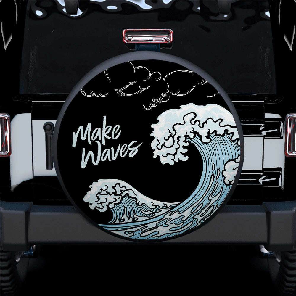 Make Wave Car Spare Tire Cover